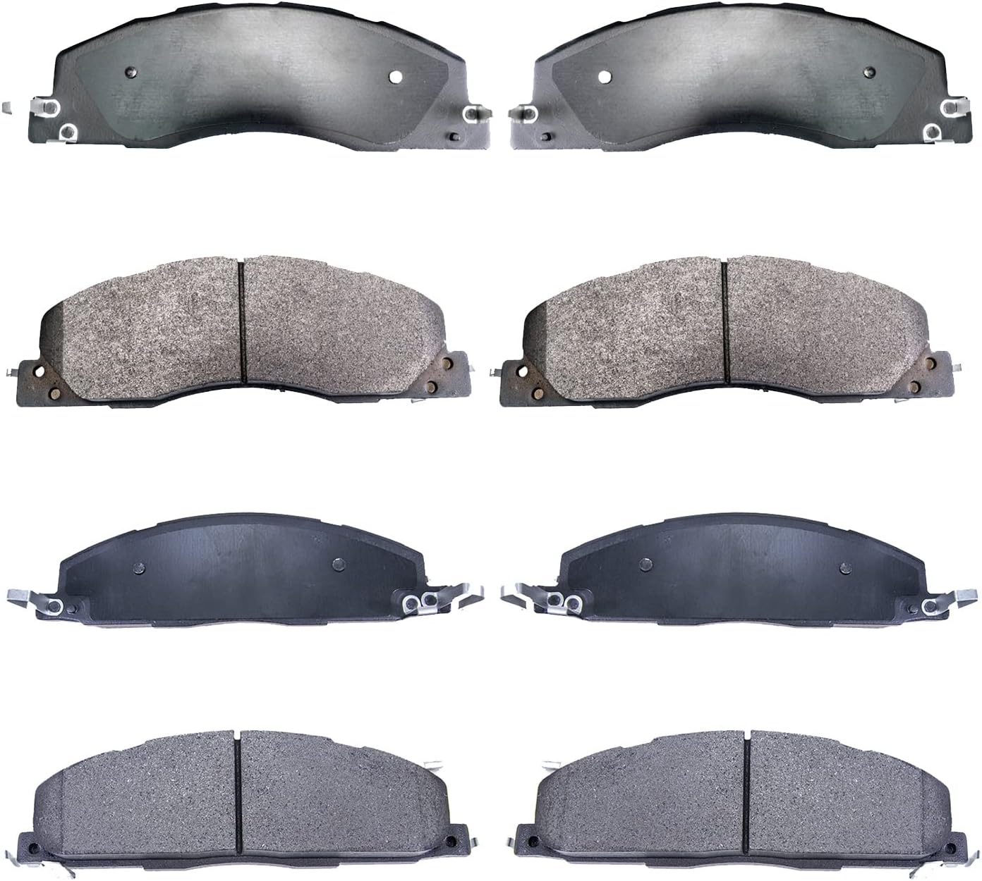Replacement Ceramic Brake Pads for Dodge RAM 1500 & 2500 Trucks