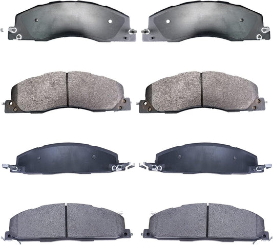 Replacement Ceramic Brake Pads for Dodge RAM 1500 & 2500 Trucks