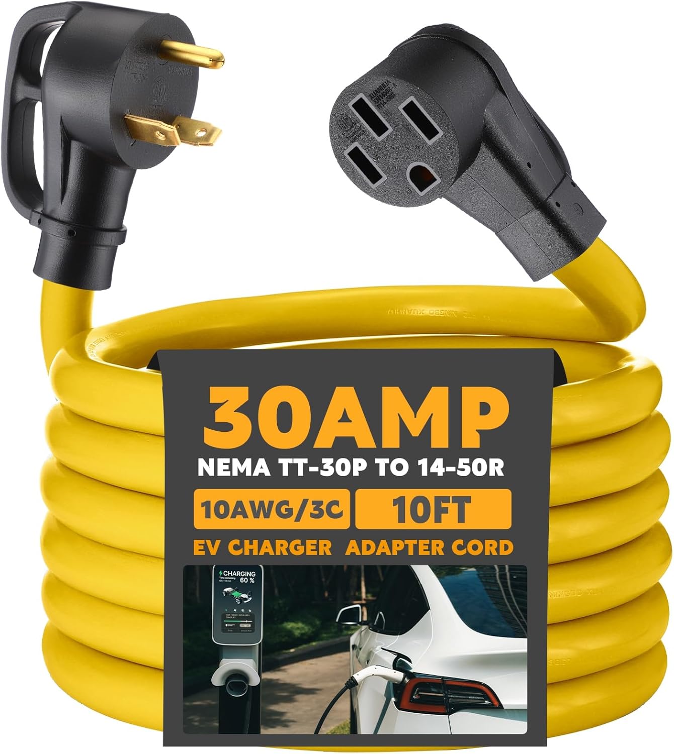 Fast Level 2 Charging - Tellegloww EV Adapter Cord