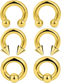 Ocptiy Heavy Gauge Septum Rings and Stretching Kit - Versatile