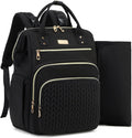 AIJIEKE Diaper Bag Large Wide-Open Backpack - Travel Ready