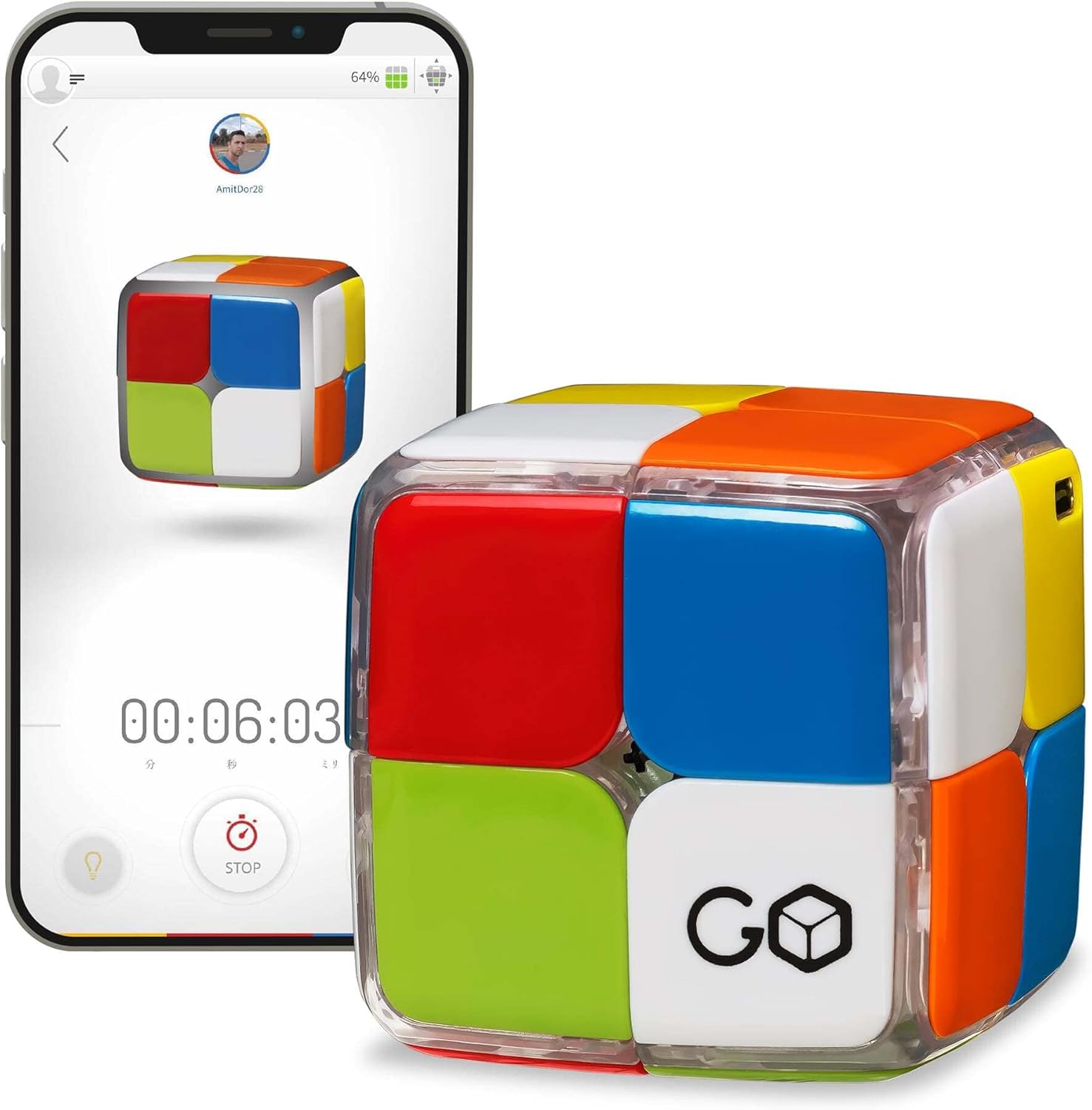 GoCube 2x2 - The Smart Connected Cube for All Ages