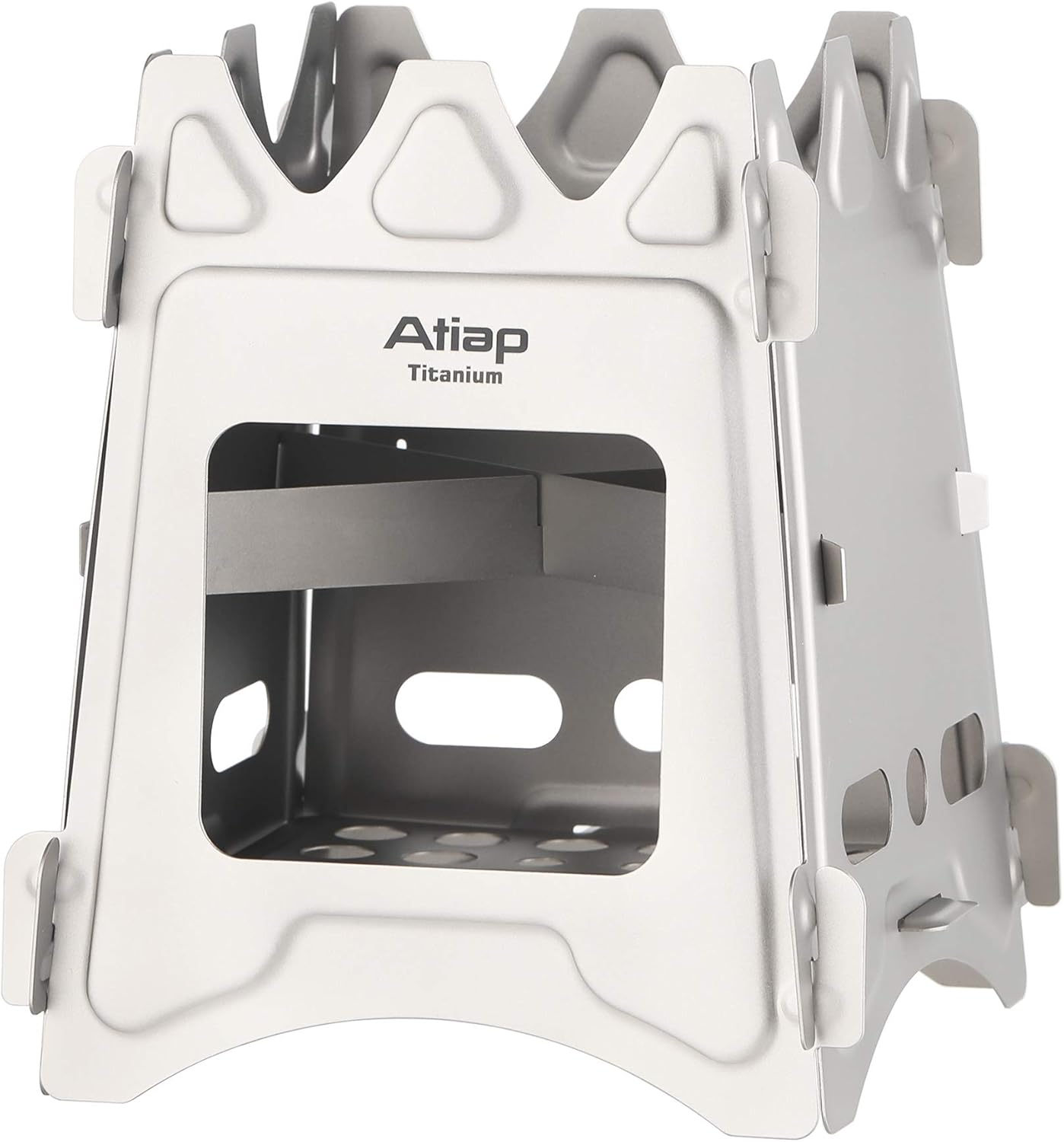 Titanium Ultralight Camp Stove - Multi-Fuel BBQ ATiAP