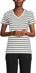 Relaxed Supima Cotton V-Neck T-Shirt - Soft, Durable Everyday Tee look