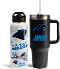 NFL 2-Pack Stainless Steel Tumblers - 34oz Water Bottle & 40oz Tumbler