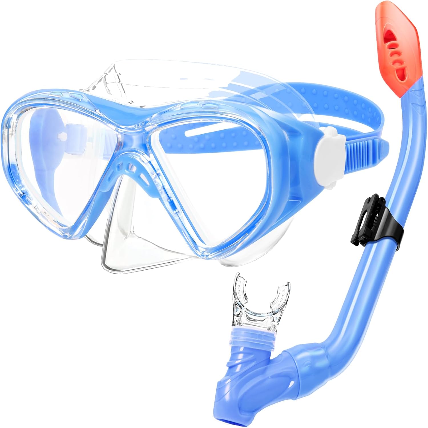 ACQCES Kids Dry Top Snorkel Set - 180 Panoramic View