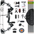Youth Compound Bow Set 15-45 lbs for Teens and Beginners - Adjustable