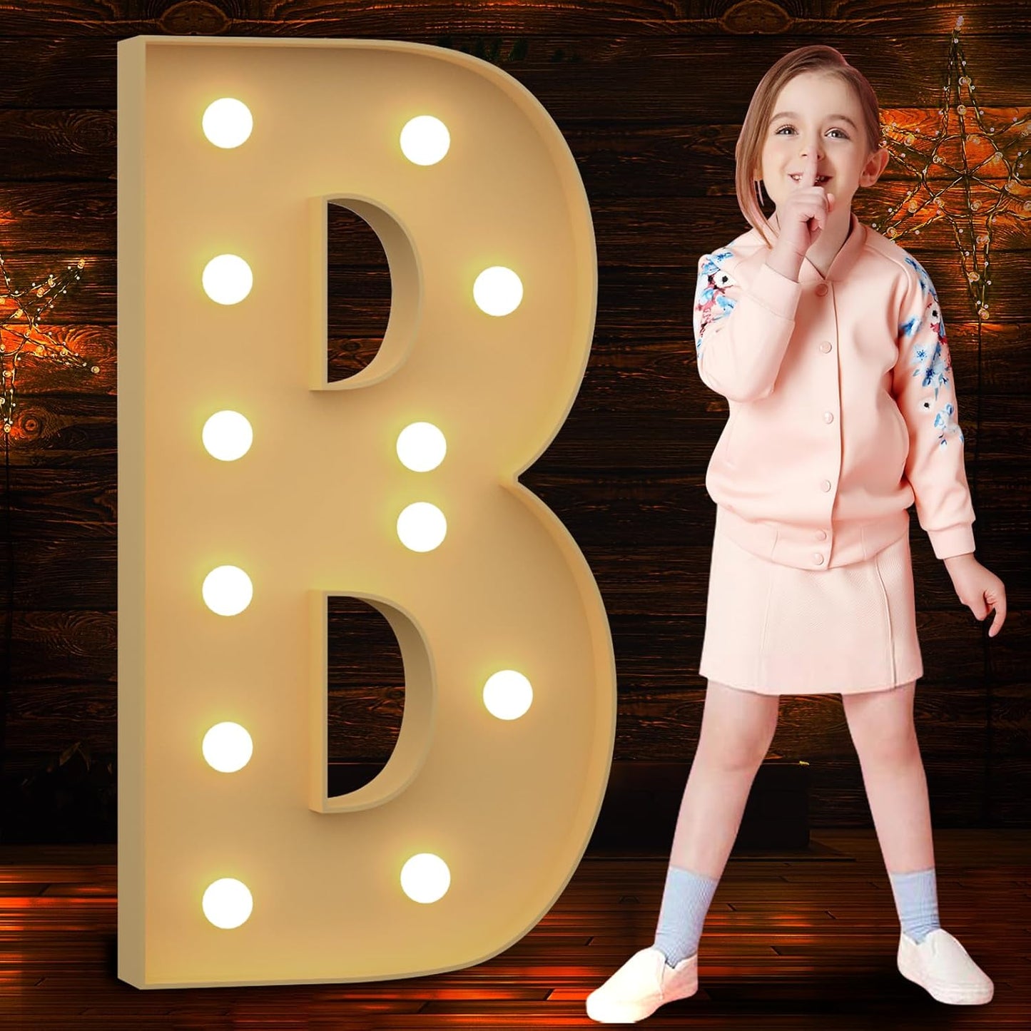 4FT Marquee Light Up Letters for Parties and Celebrations