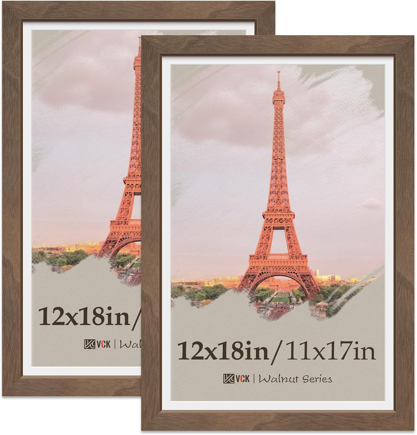 VCK 12x18 Picture Frame 2 Pack for Stunning Home Decor