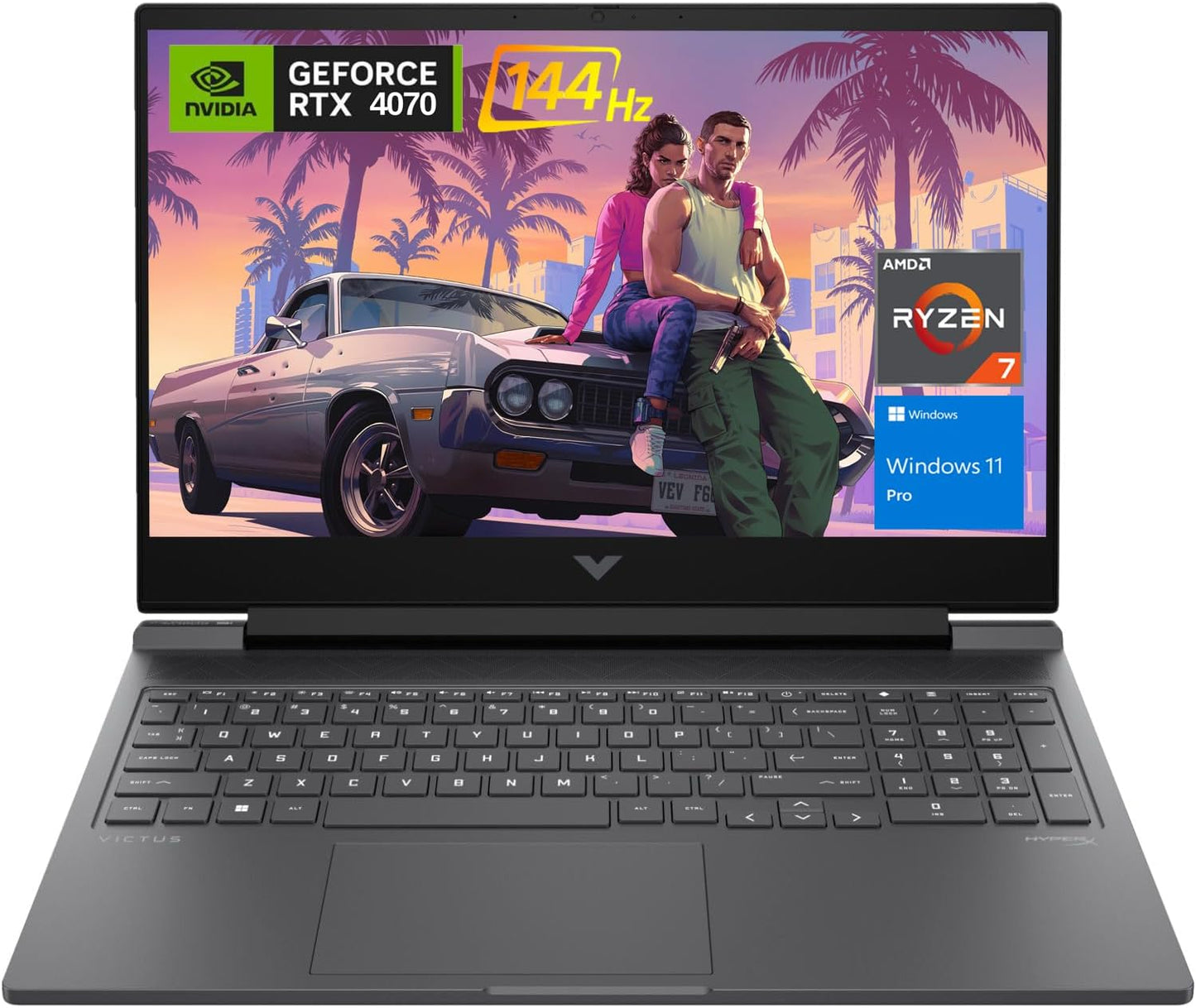 HP Victus 16.1 Ultimate Gaming Laptop: Ryzen 7, RTX 4070, 32GB RAM