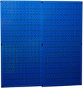 Wall Control 30-P-3232BU Blue Metal Pegboard Pack - Heavy Duty Storage