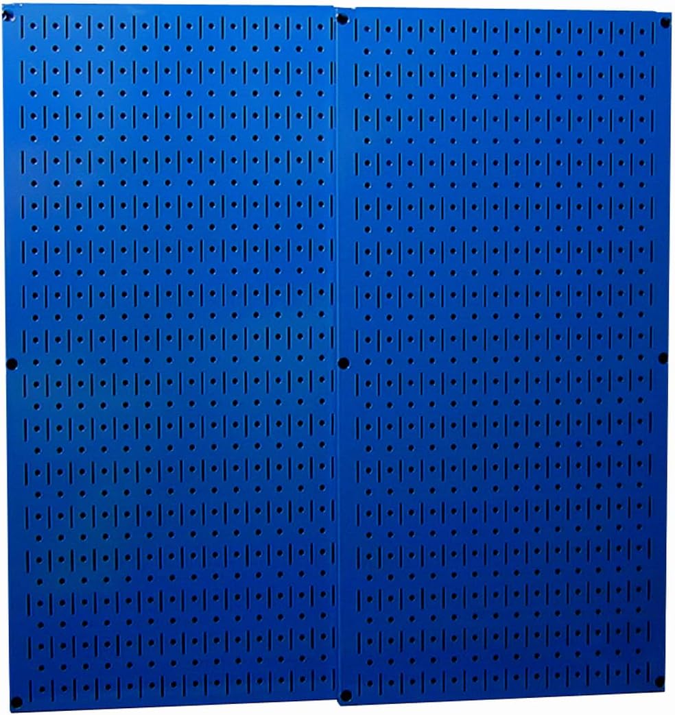 Wall Control Blue Metal Pegboard Pack for Ultimate Storage