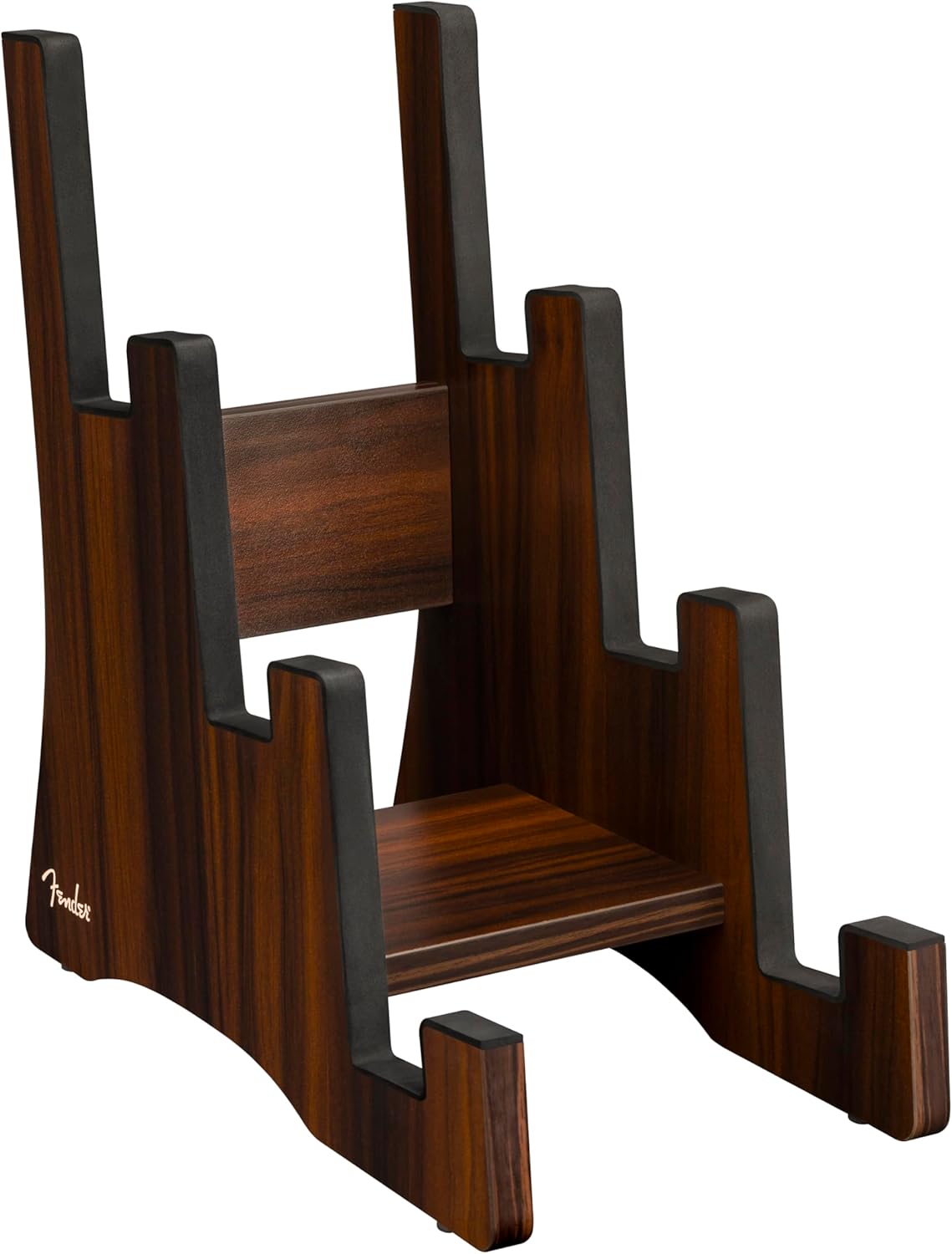 Stylish Fender 3-Tier Wood Stand