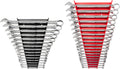 Combination Wrench Set 34-Piece (1/4-1 in, 6-24 mm) - Organized Range