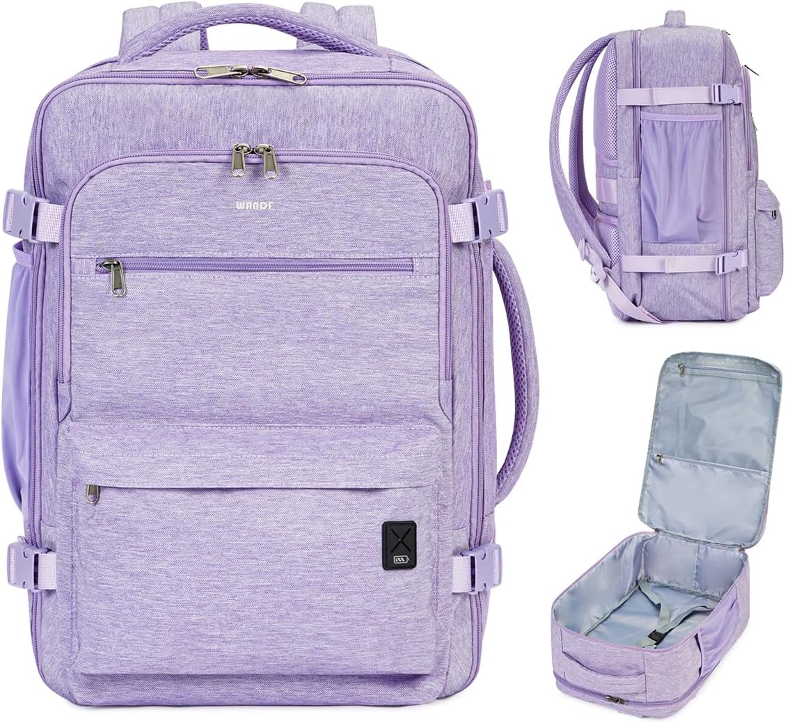 WANDF Travel Backpack for Spirit Airlines with Wet Pocket