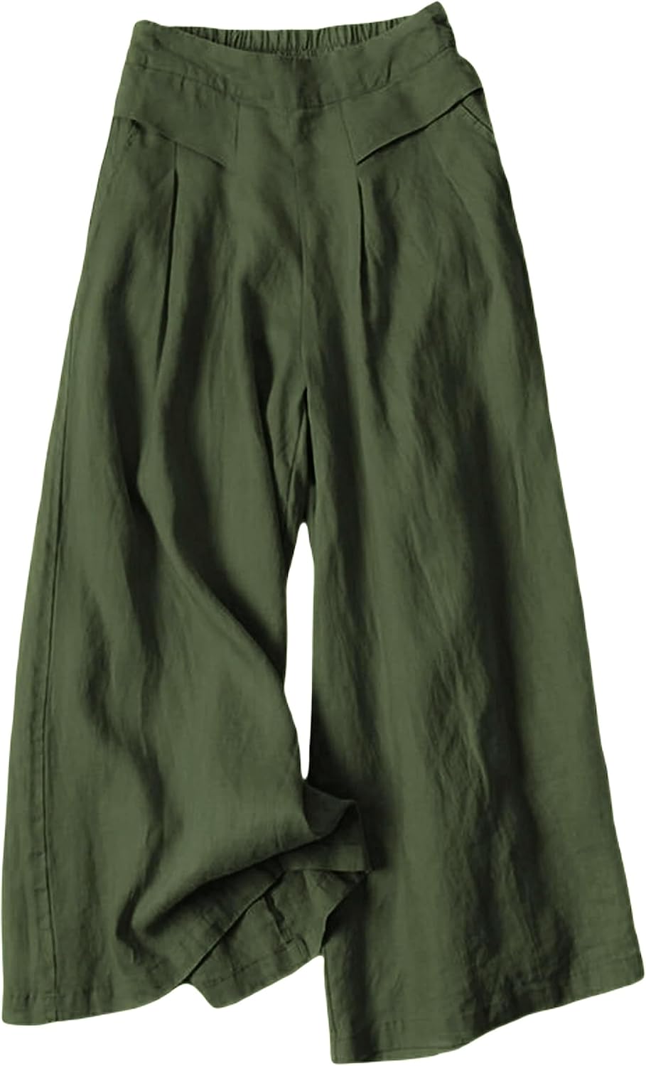 Breezy Linen Culottes for Women - Comfortable Cropped Pants