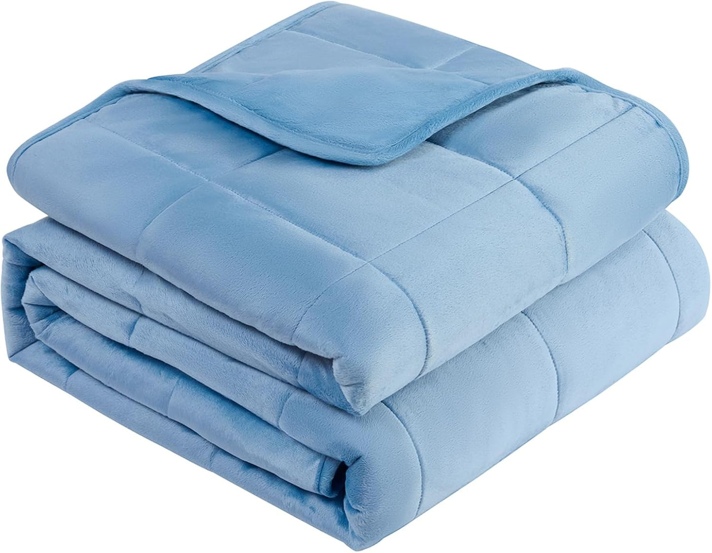L'AGRATY Weighted Blanket - Soft Breathable Heavy Blanket 60x80