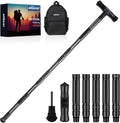 aiGear Tactical Stick Hiking Walking Staff - Durable Adjustable