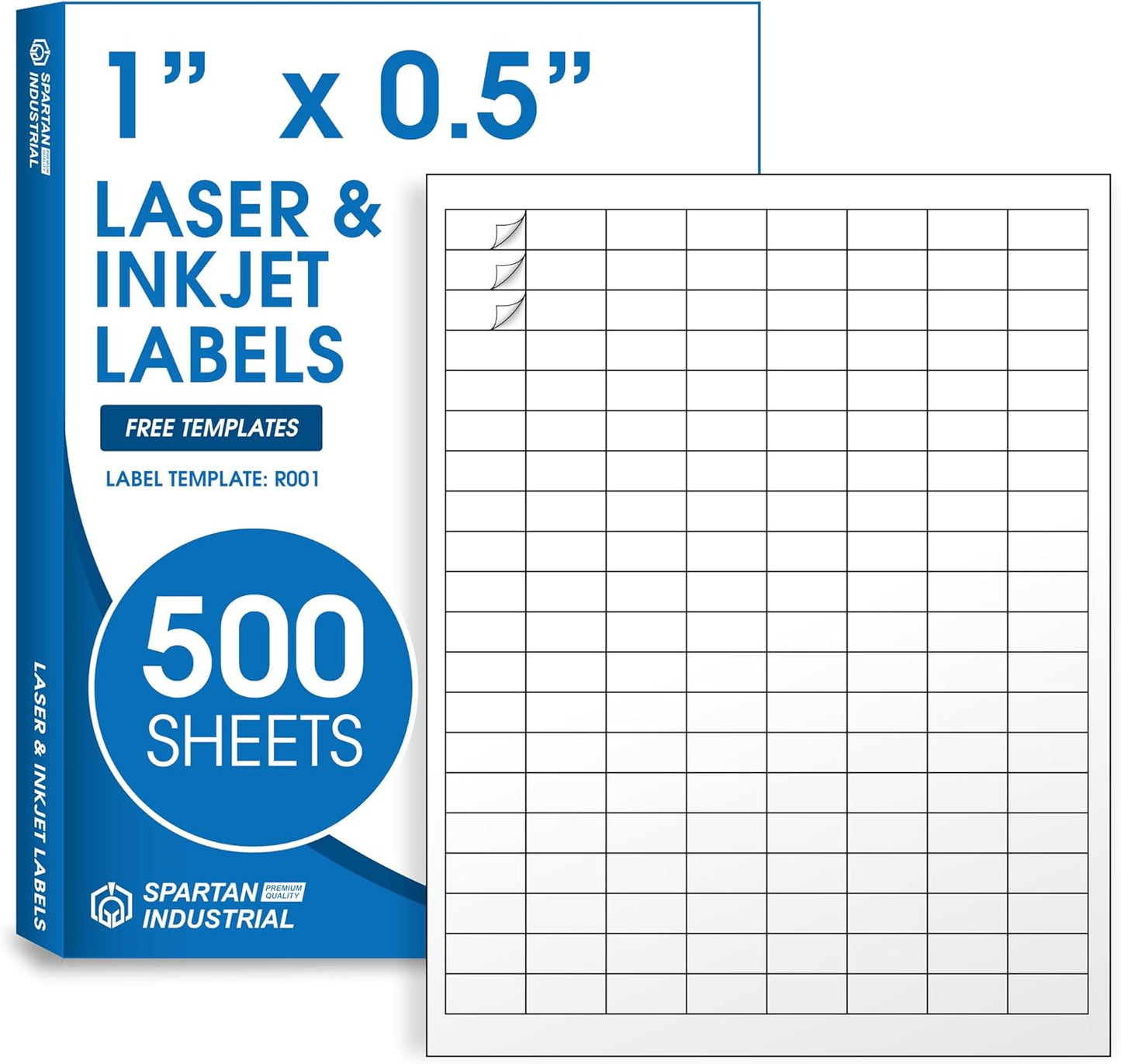 1 X 0.5 Inch Matte White Printable Labels for All Your Needs