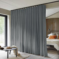 Room Divider Curtains Total Blackout Dark-Grey 8.3ft x 9ft - Privacy