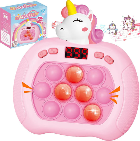 Light-Up Unicorn Push Game for Kids