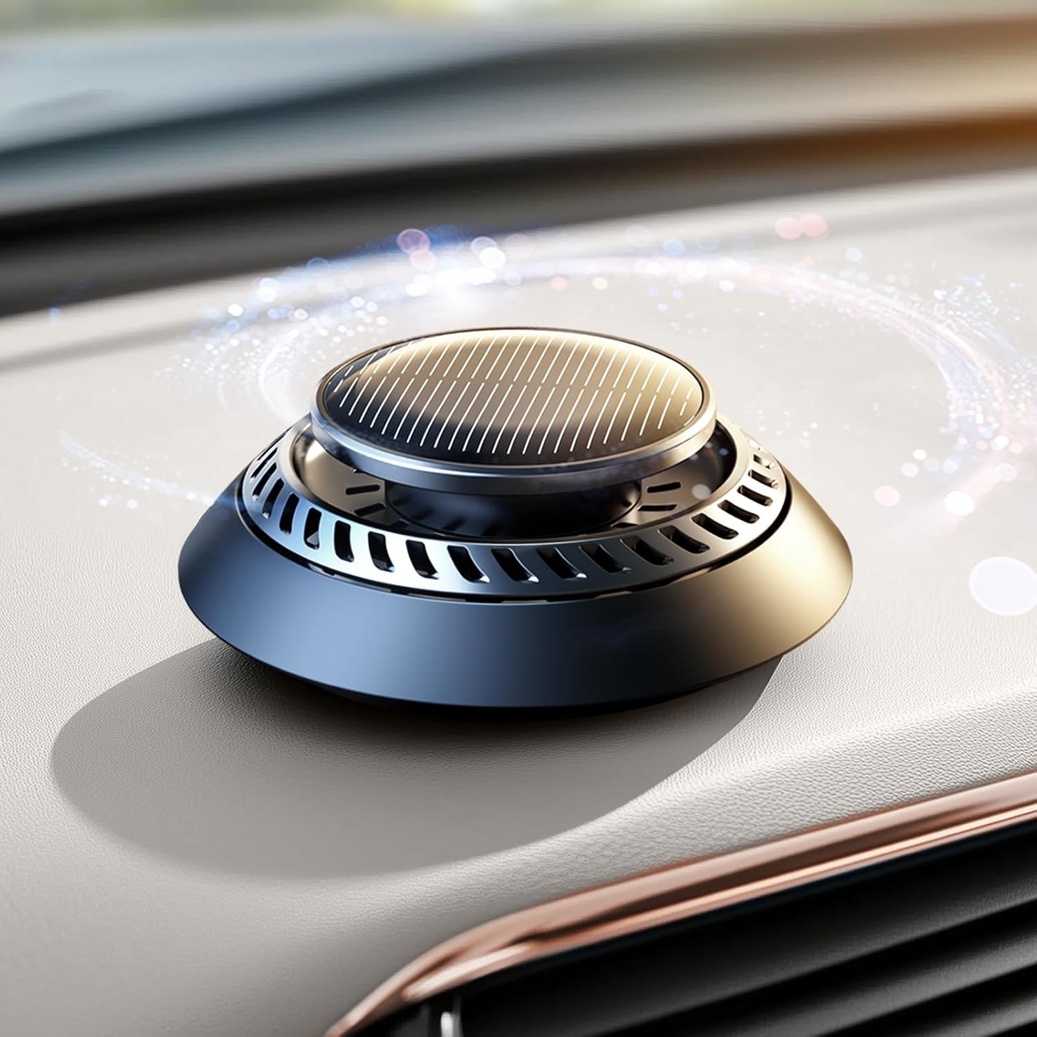 UFO Solar Car Air Freshener - Natural Fragrance