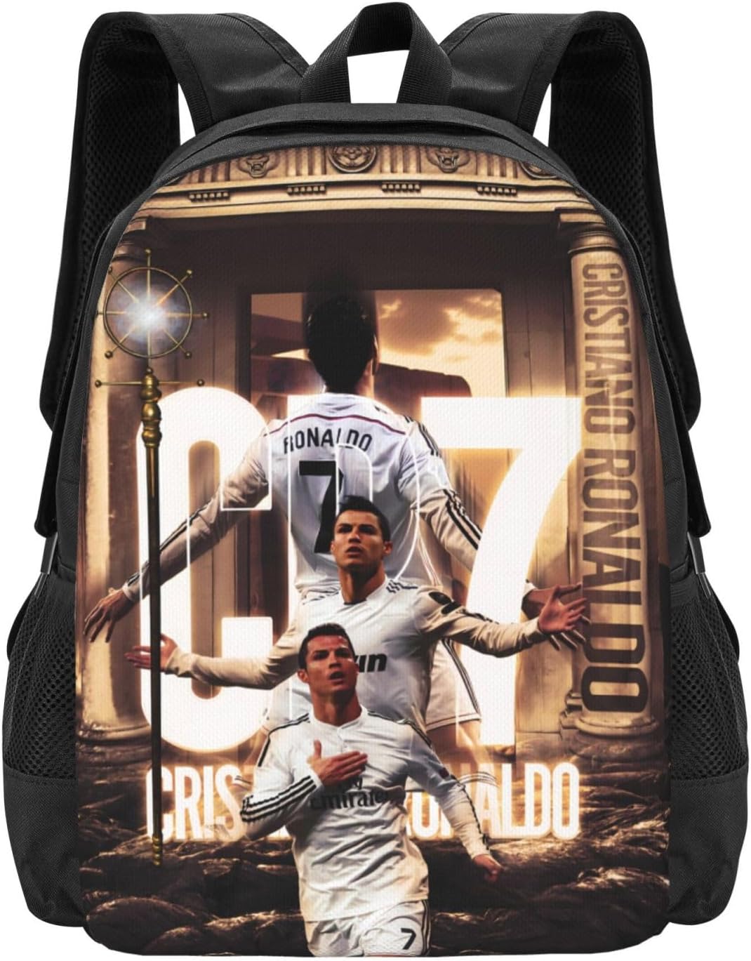 Ronaldo Adult Simplicity Backpack for Daily Use, 16.5 Inch