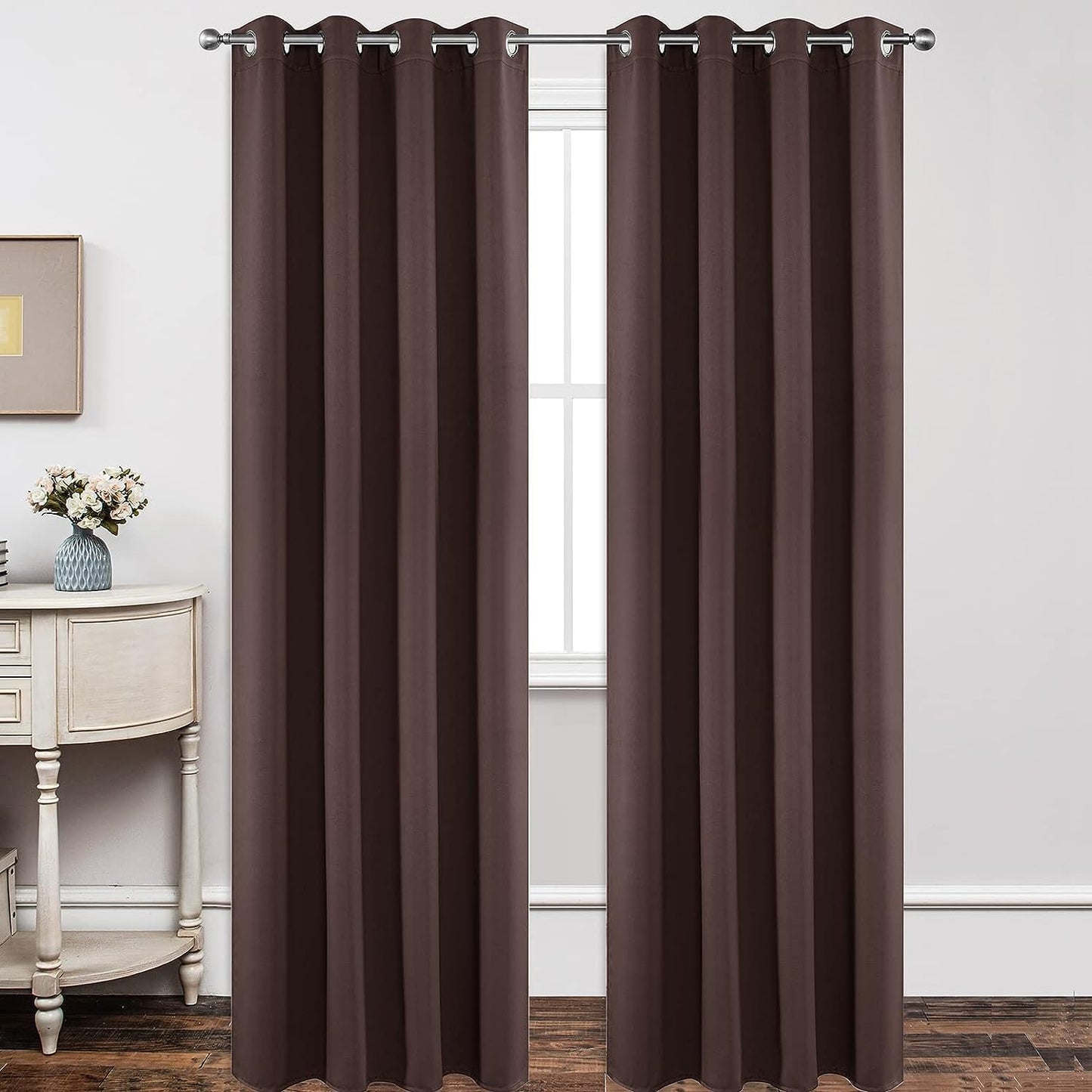 Joydeco Blackout Curtains 120 inches Long for Bedroom Living Room
