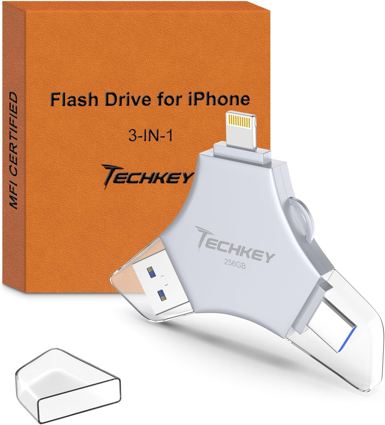 256GB MFi Certified iPhone Flash Drive - High Speed Storage Solution