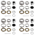 4 Sets Trailer Hub Wheel Bearing Kit for 8000 lbs Axles
