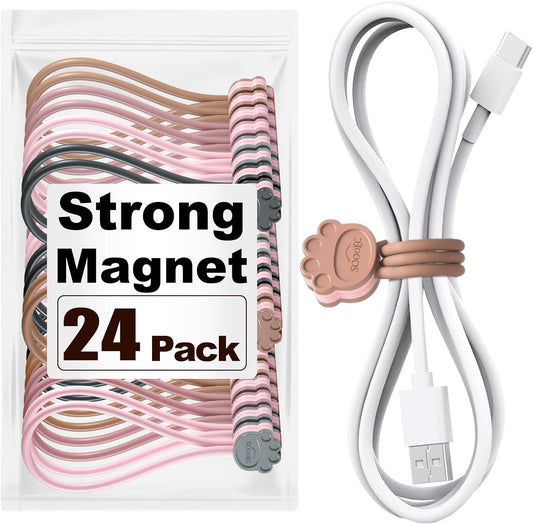 Magnetic Cat Paw Cord Ties - Organize in Style