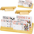 Card Holders for Playing Cards with Adjustable Stand Set of 4 - Holds