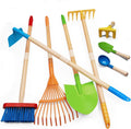 8PCS Kids Gardening Tools Set for Toddlers - Real Metal Yard Tools