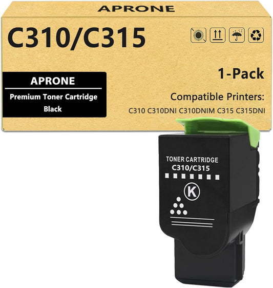 APRONE Black Toner Cartridge: 3000 Pages, High Compatibility