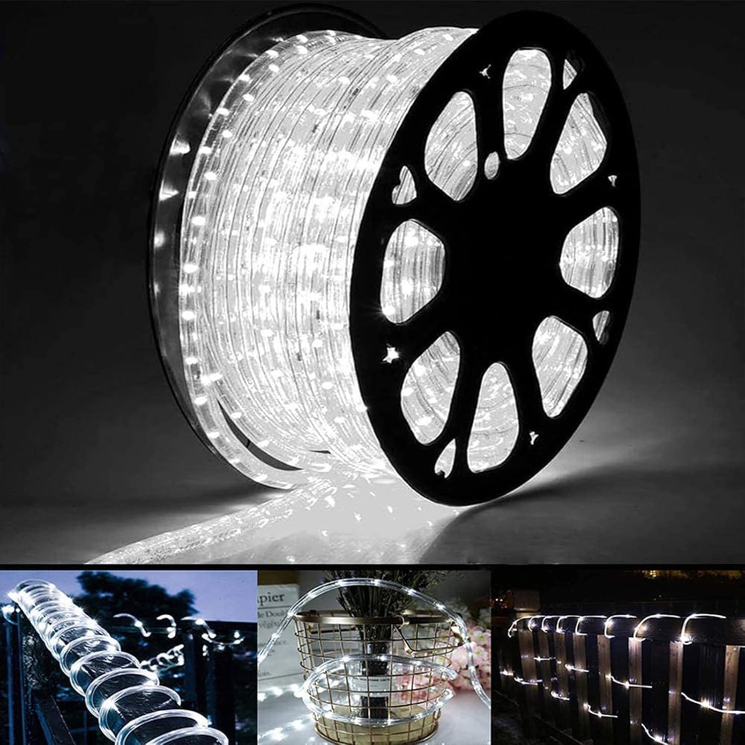 200ft LED Rope Lights Outdoor for Creative Lighting Decor