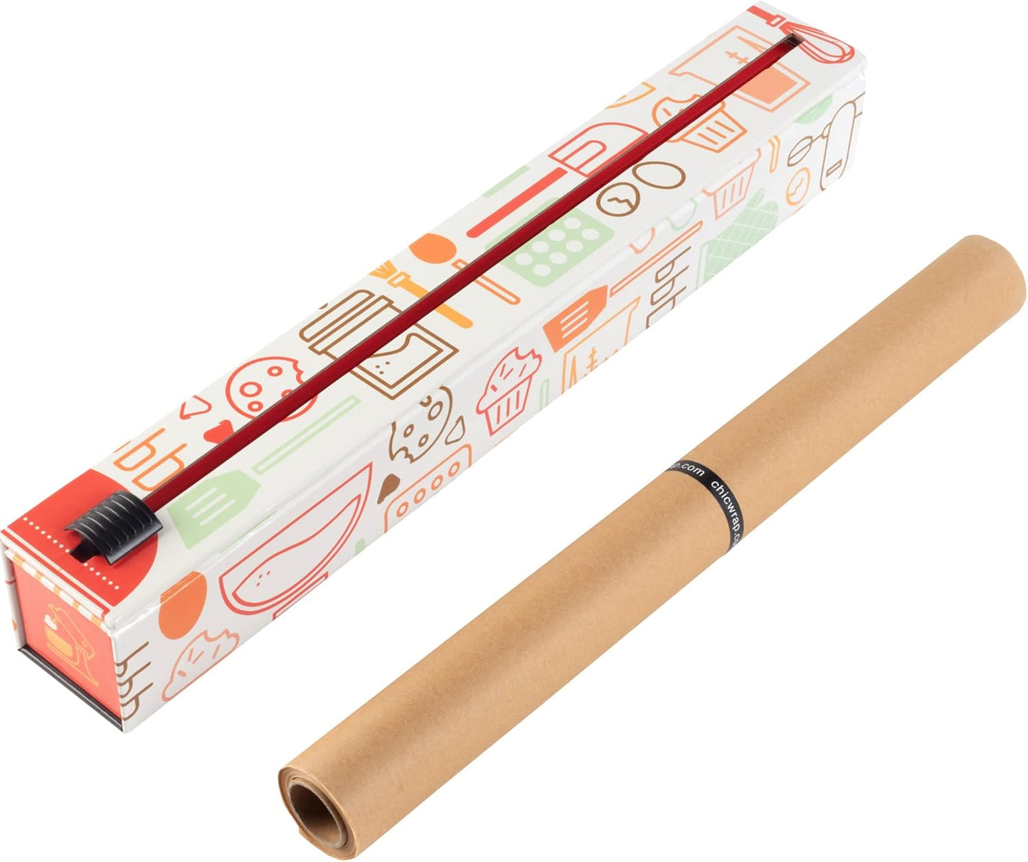 ChicWrap Baker's Tools Parchment Paper Dispenser for Baking