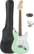 Fender Squier Stratocaster Electric Guitar - Surf Green Bundle