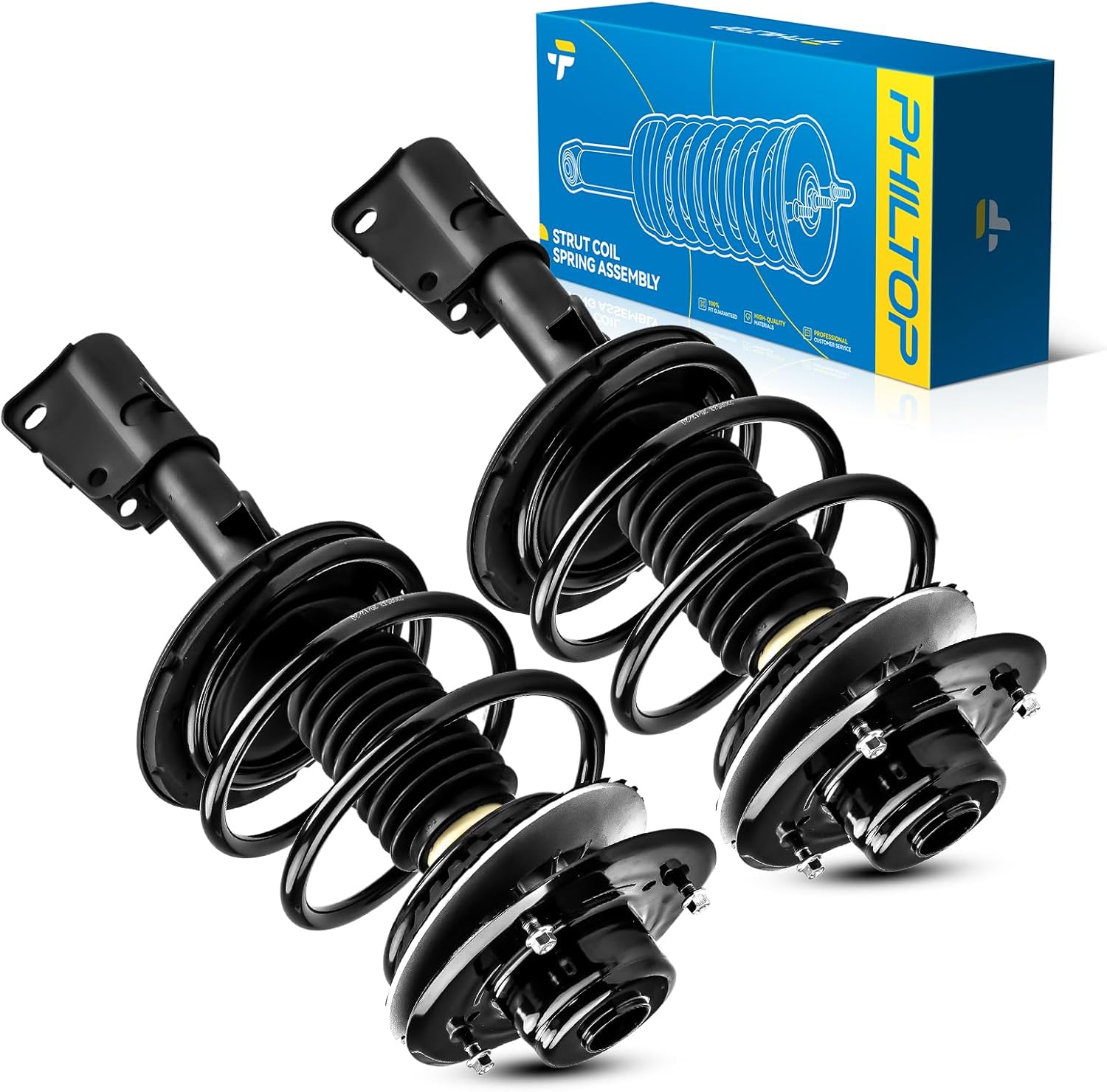 PHILTOP Front Struts Shock Absorber Assembly for Caravan 2001-2007