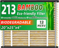 213 Biodegradable Bamboo Air Filter Replacement MERV 13 - Fits