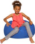 27in Royal Blue Bean Bag Chair for Kids Teens and Adults - Medium