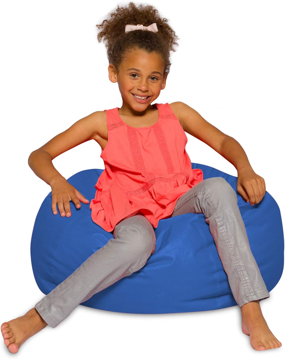 Posh Creations Bean Bag Chair for Kids and Adults, 27in Size