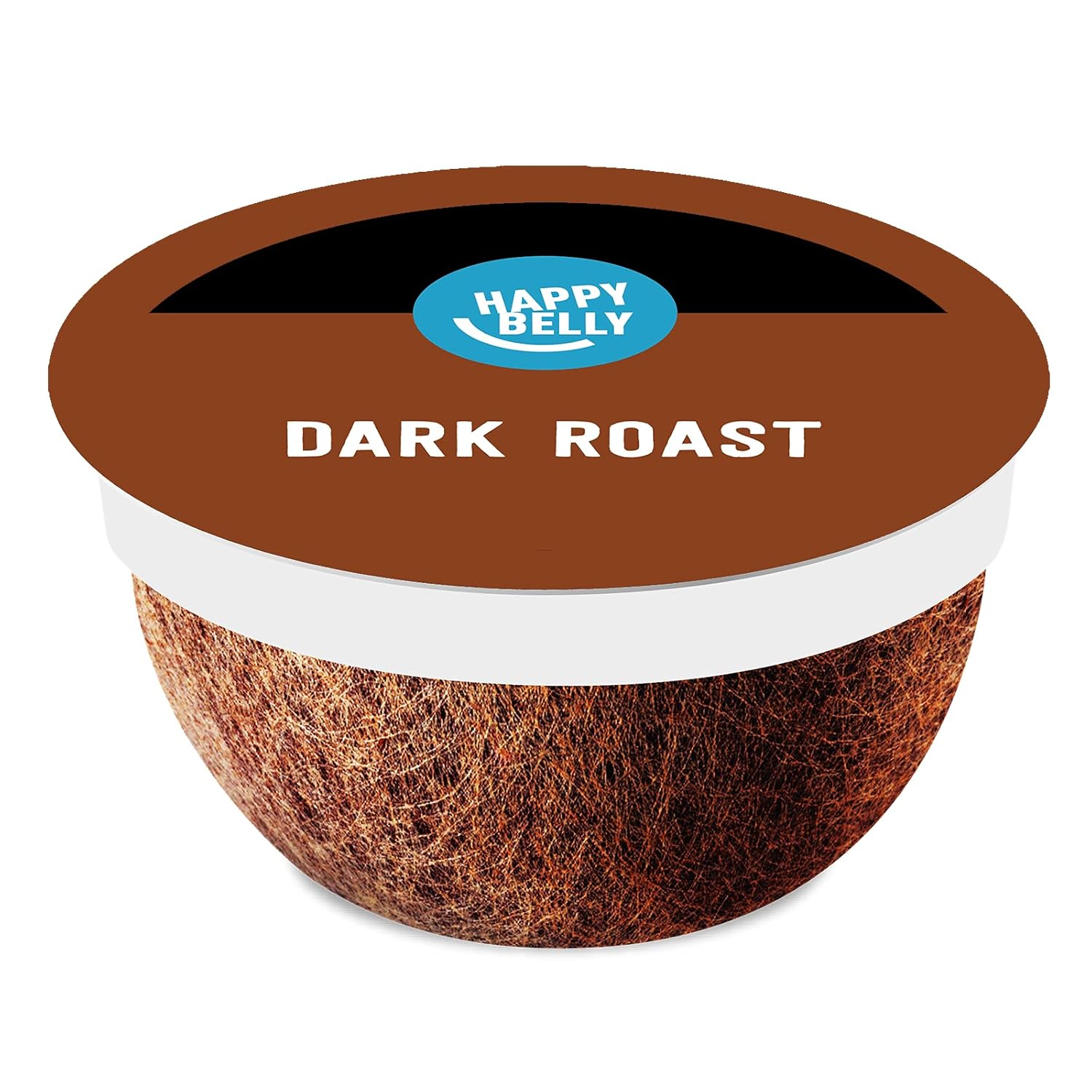 Happy Belly Dark Roast Coffee Pods for K-Cup Brewer, 96 Count