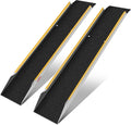 60 in Aluminum Shed Ramps for Lawn Mowers - Lightweight Sturdy