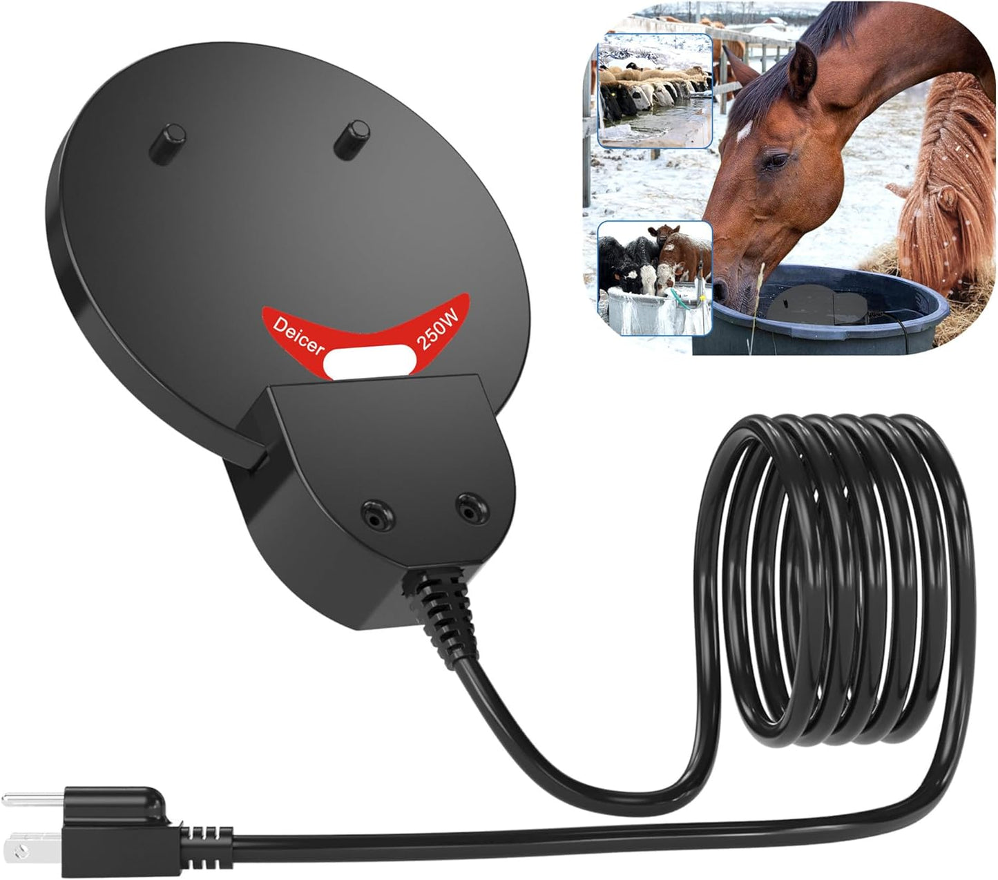 Efficient 500W Bird Bath Heater - Winter Ready