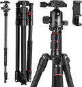 MACTREM 84in Camera Tripod for Travel - Heavy Duty, Converts