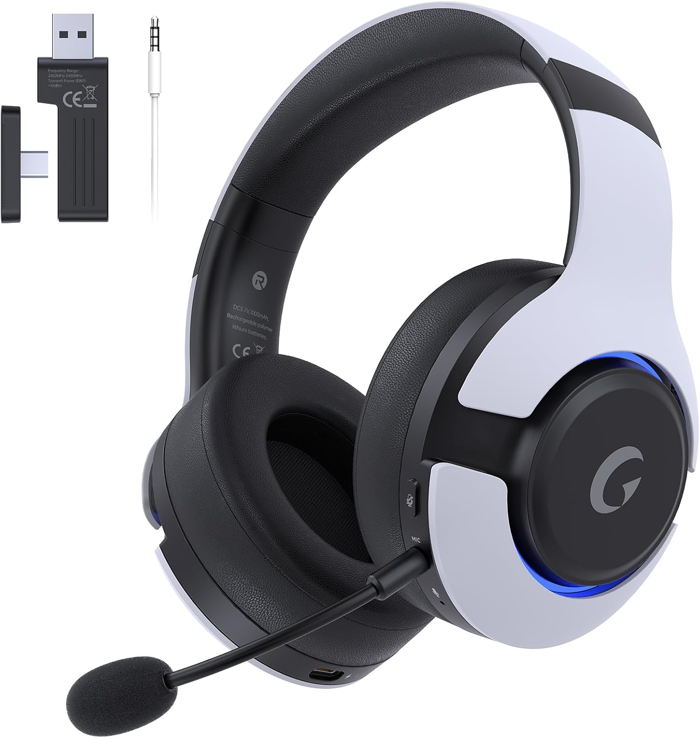 Wireless Gaming Headset for PS5, PS4, PC, Mac, Switch, and More