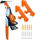 Chainsaw Hanger 2 Pack - Heavy Duty Wall Mount for Garage Storage