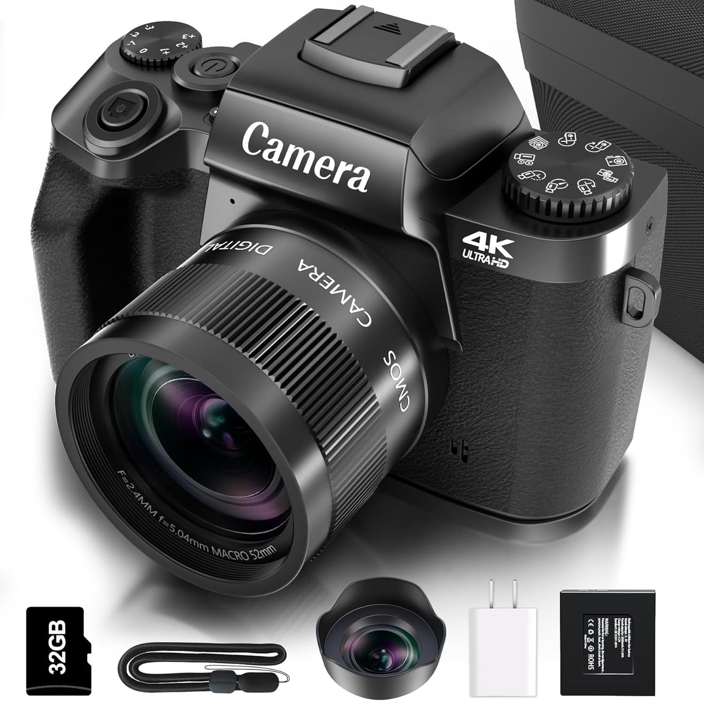 Saneen 4K Vlogging Camera: Capture Stunning Photos! 