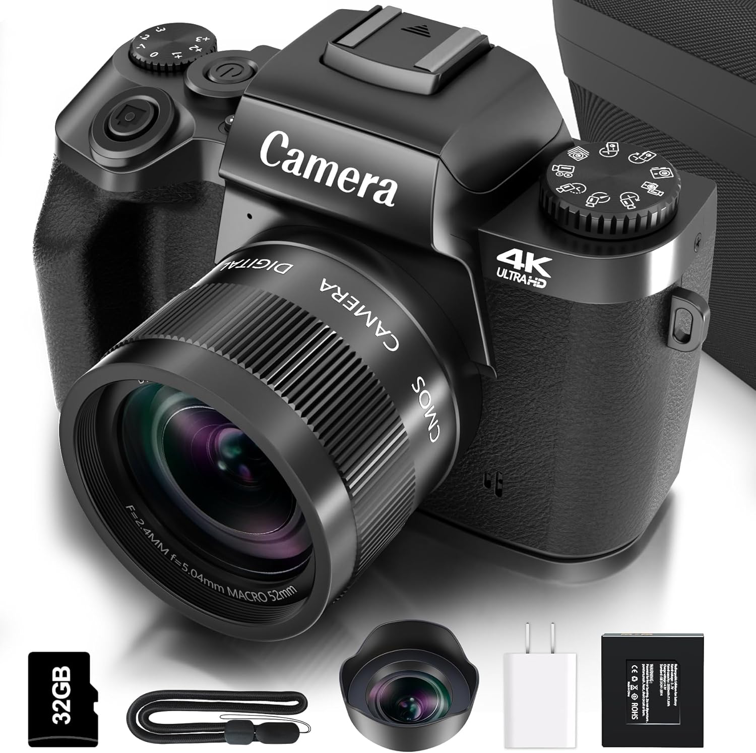 Saneen 4K Vlogging Camera: Capture Stunning Photos! 