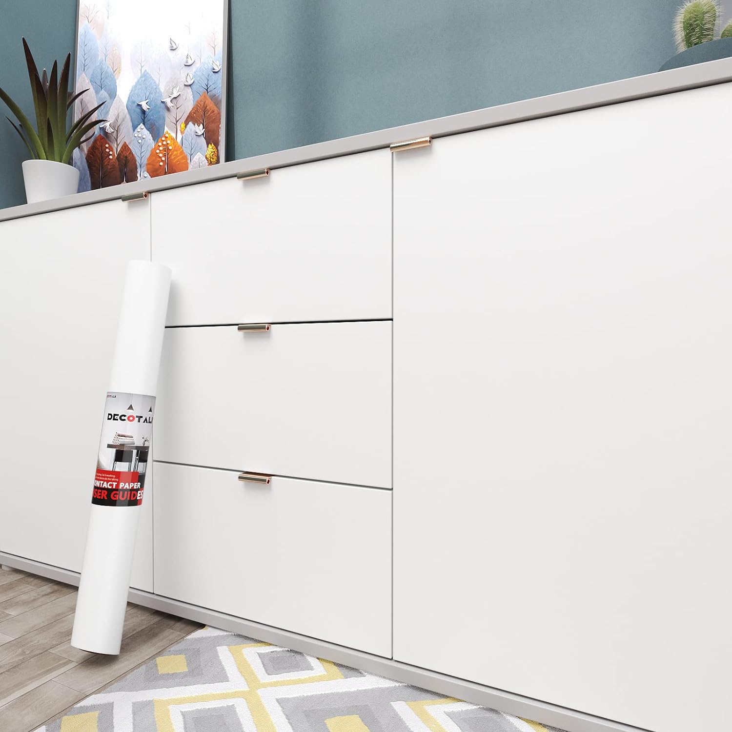 Decotalk 30in x 400in White Contact Paper for Stylish Spaces